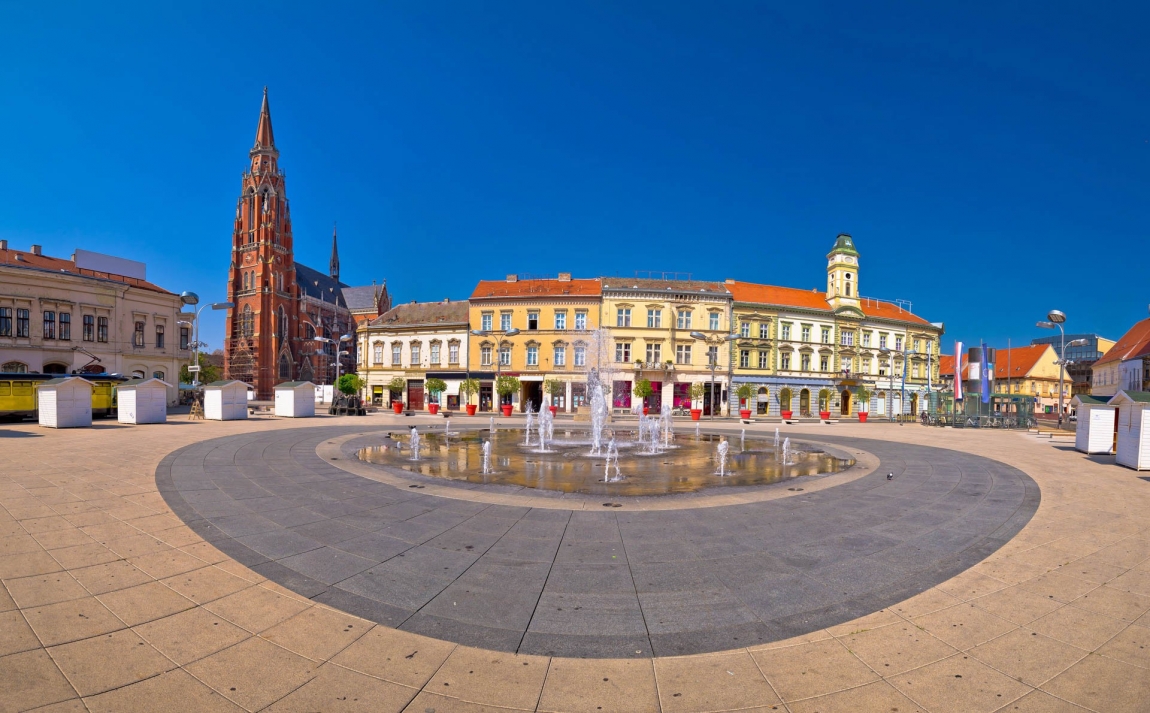 osijek fountain croatia holidays