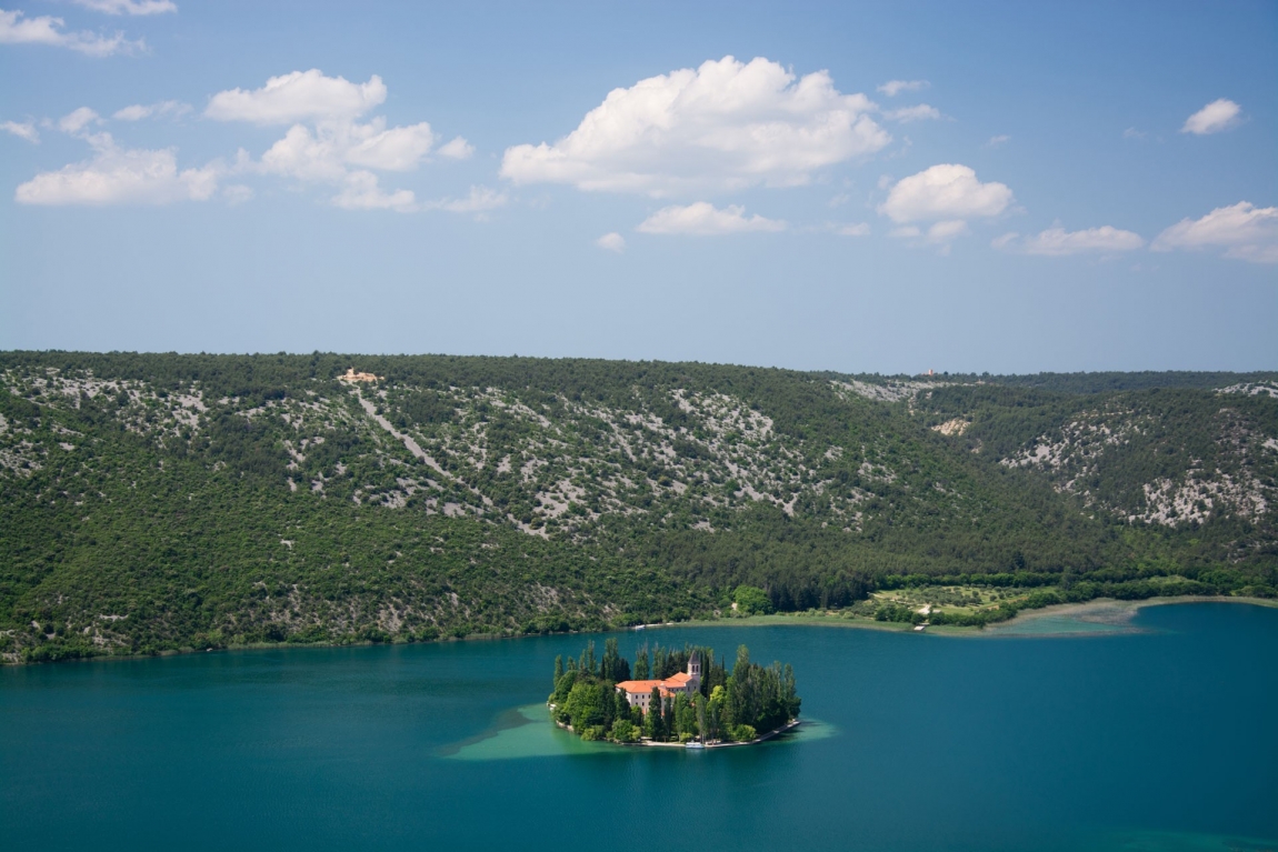krka visovac island croatia holidays