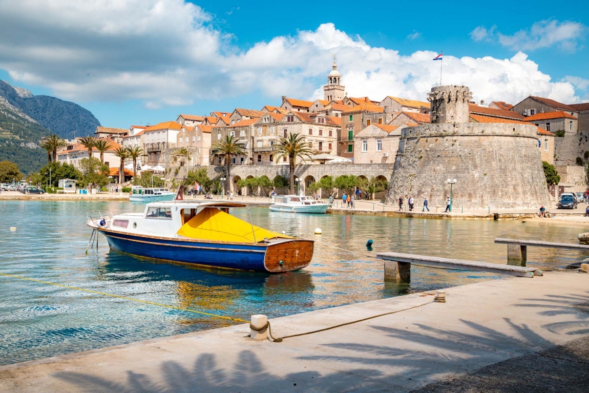 korcula seafront croatia holidays