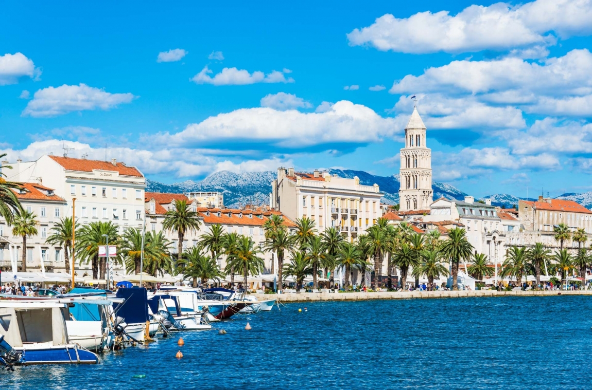 split harbor and palms croatia holidays