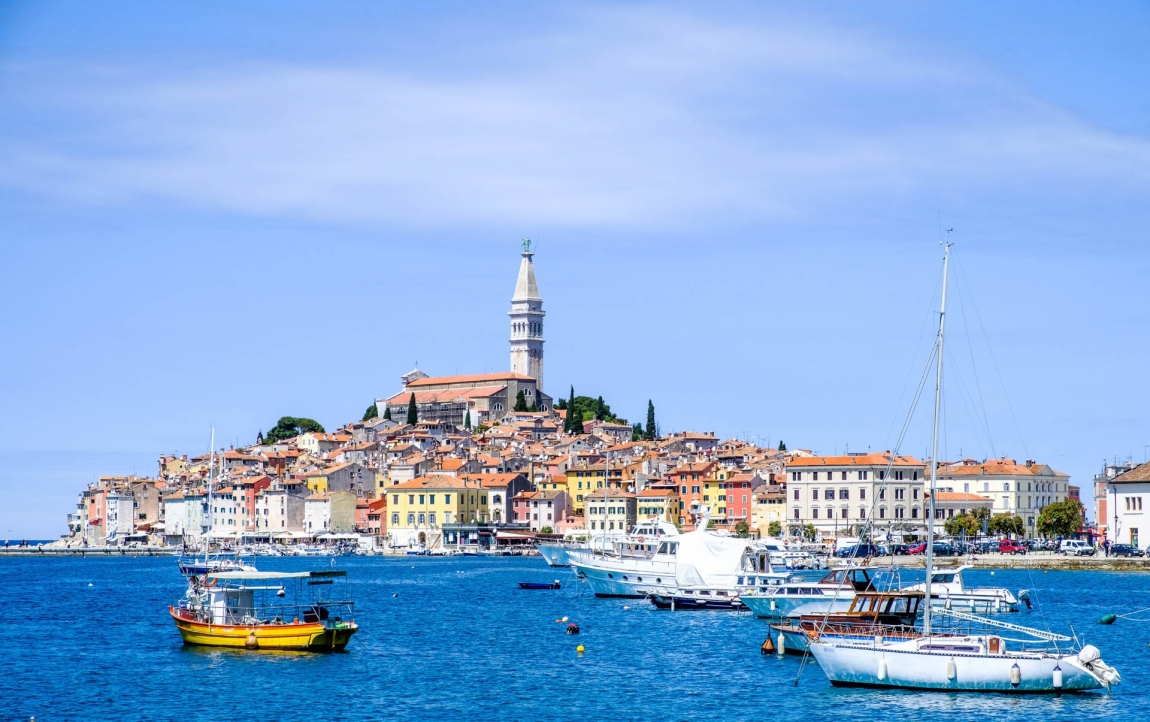 rovinj boats croatia holidays