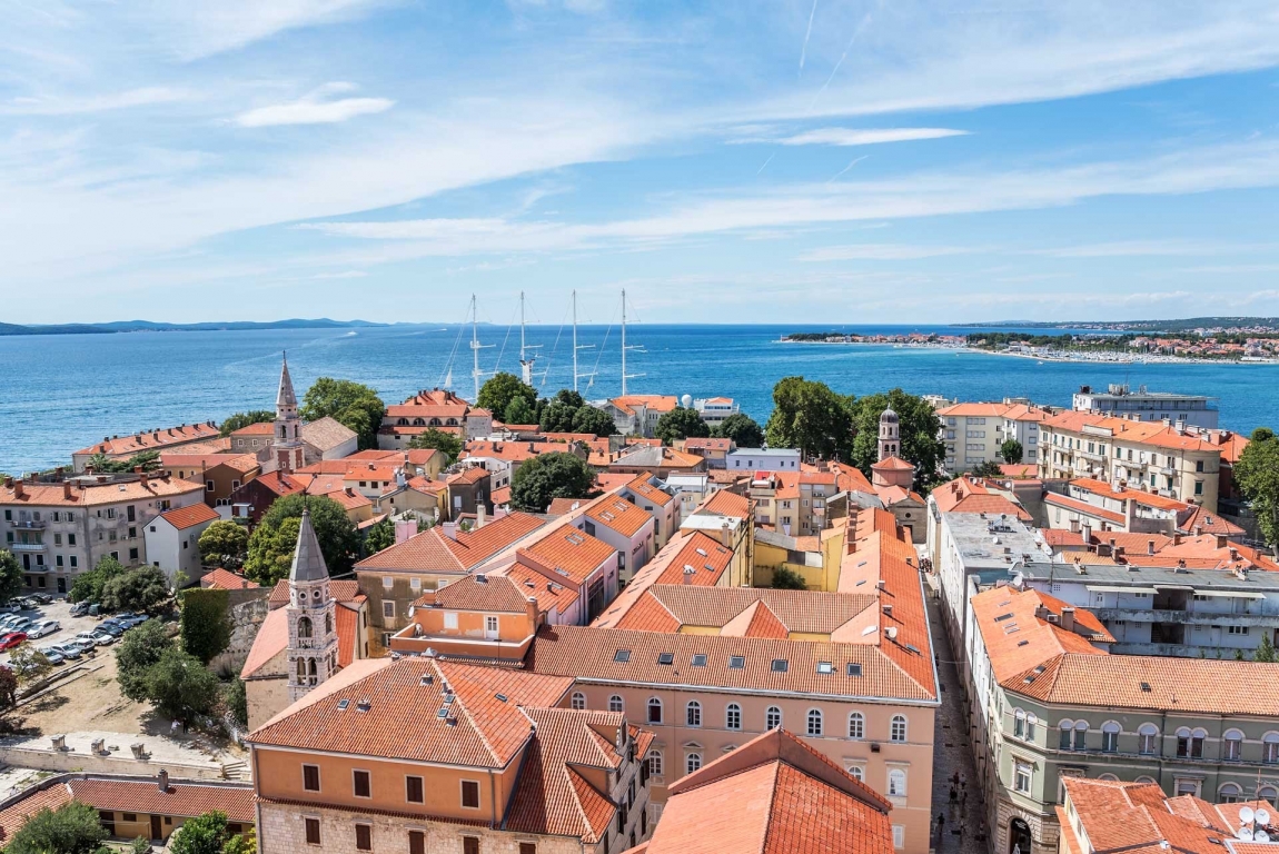 zadar city and sea croatia holidays