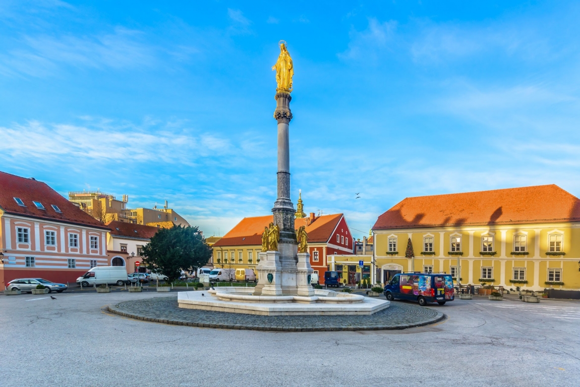 zagreb statue croatia holidays