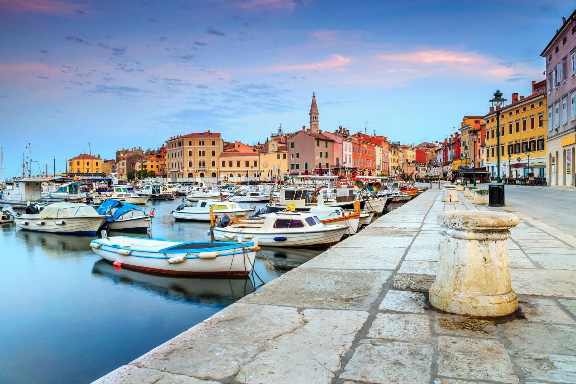 rovinj harbor croatia holidays