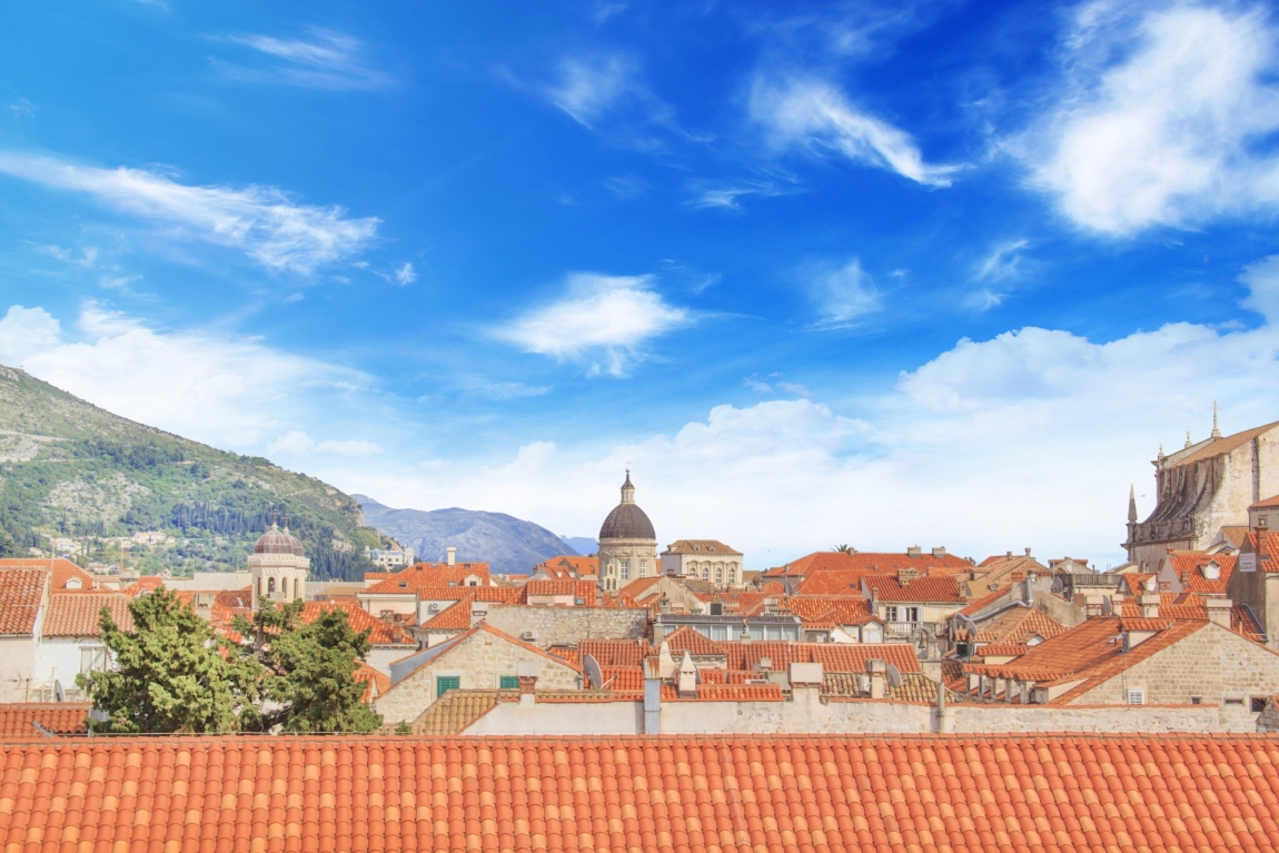 dubrovnik roofs croatia holidays