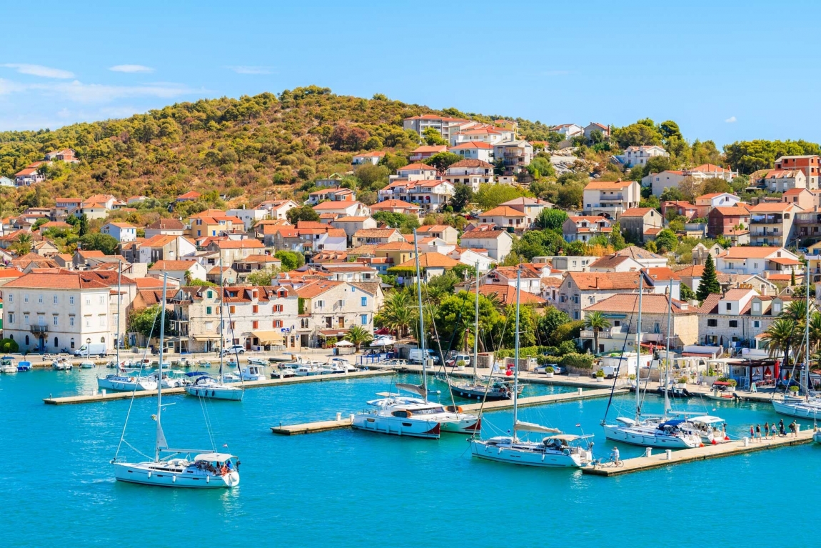 trogir dock croatia holidays