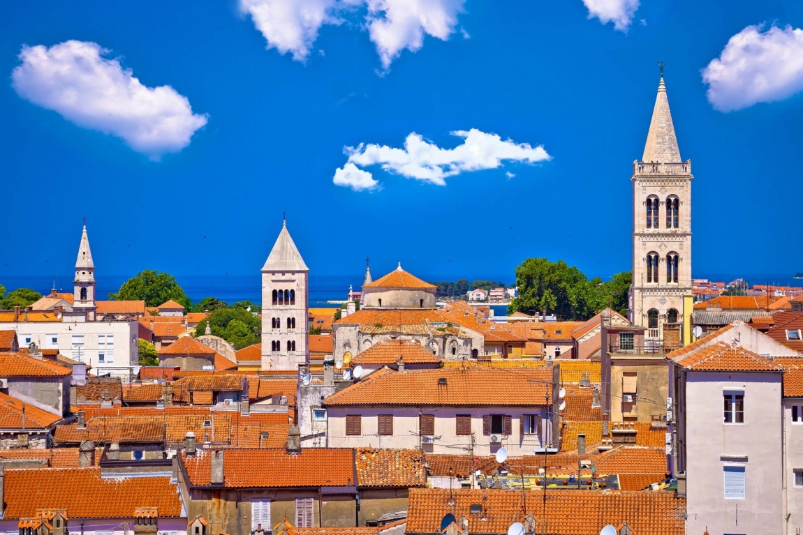 zadar roofs croatia holidays