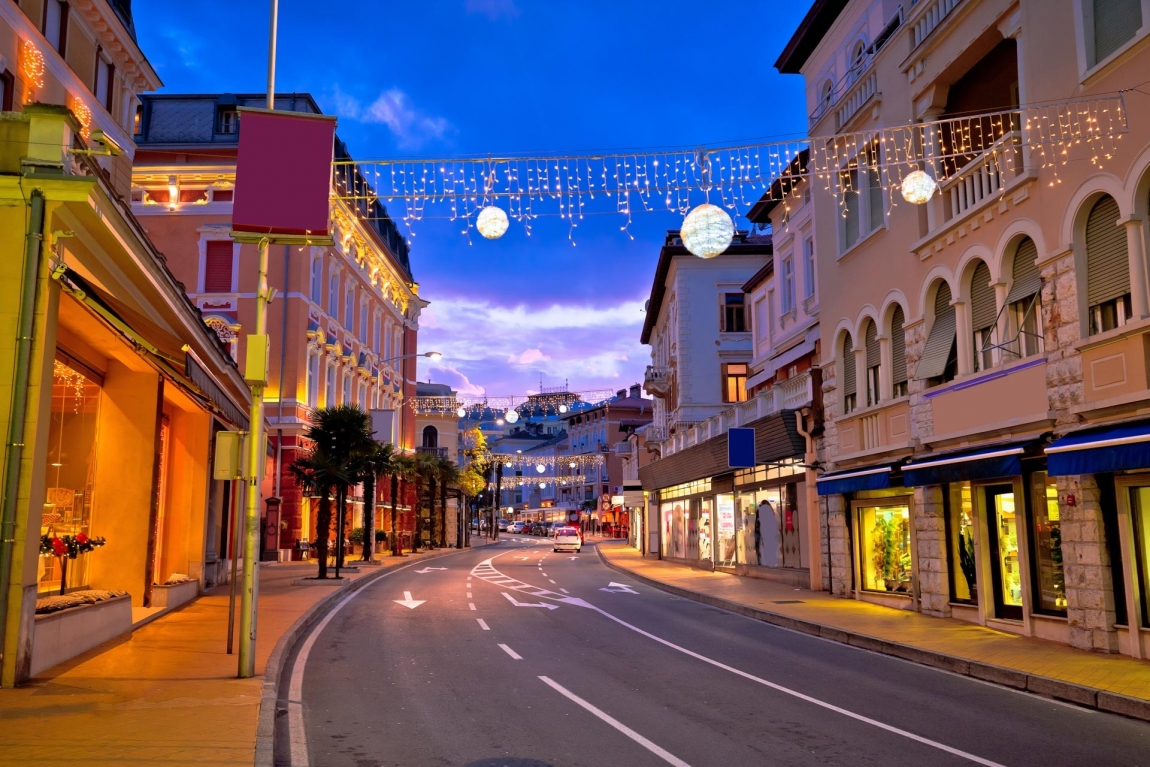 opatija street croatia holidays