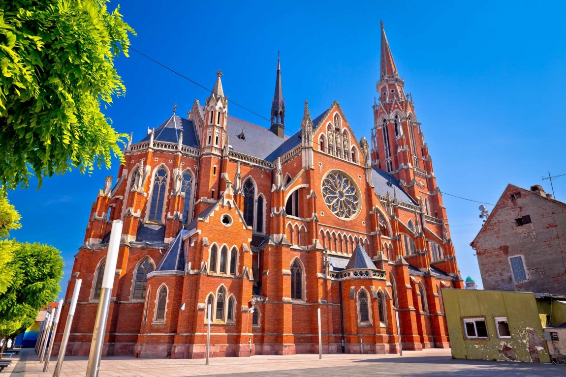 osijek cathedtal croatia holidays