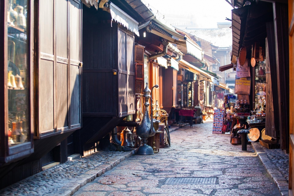 sarajevo street croatia holidays